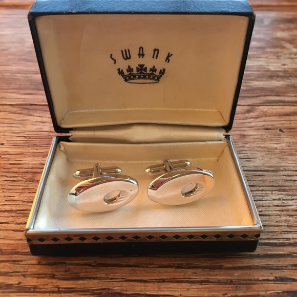 Vintage Swank—Cuff Links With Box - Picture 3 of 6